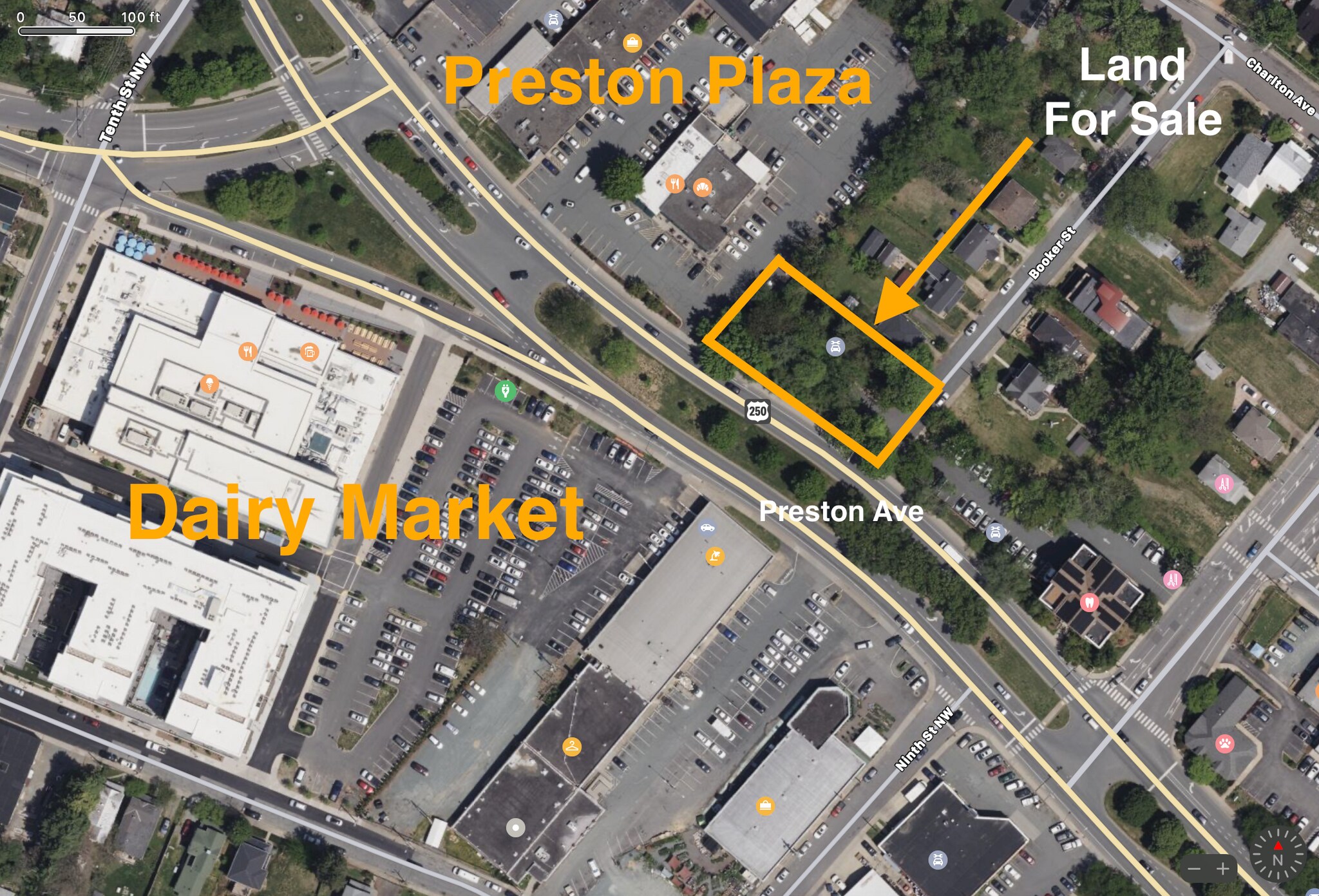 604 & 611 Booker, Charlottesville, VA à vendre Aérien- Image 1 de 8
