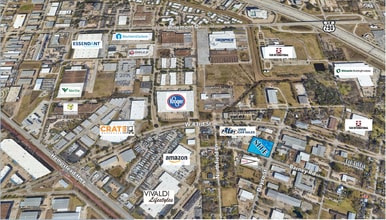 4313 Dayco St, Houston, TX - AERIAL  map view