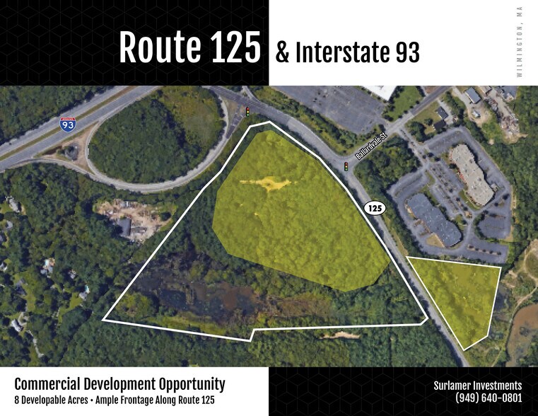 Route 125 AT I-93, Wilmington, MA à vendre - Photo du bâtiment - Image 2 de 3