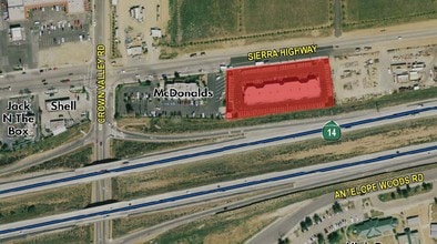 3720 Sierra Hwy, Acton, CA - Aérien  Vue de la carte