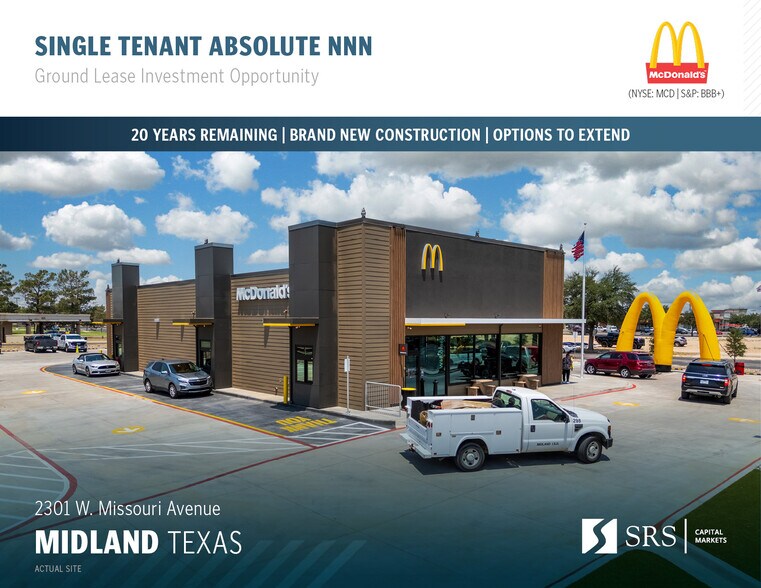 SWC W. Missouri Avenue & S. Garfield Street, Midland, TX à vendre - Photo du bâtiment - Image 1 de 12