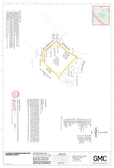 US Hwy 82 & Old Quarters Rd, Prattville, AL à vendre - Plan cadastral - Image 2 de 2