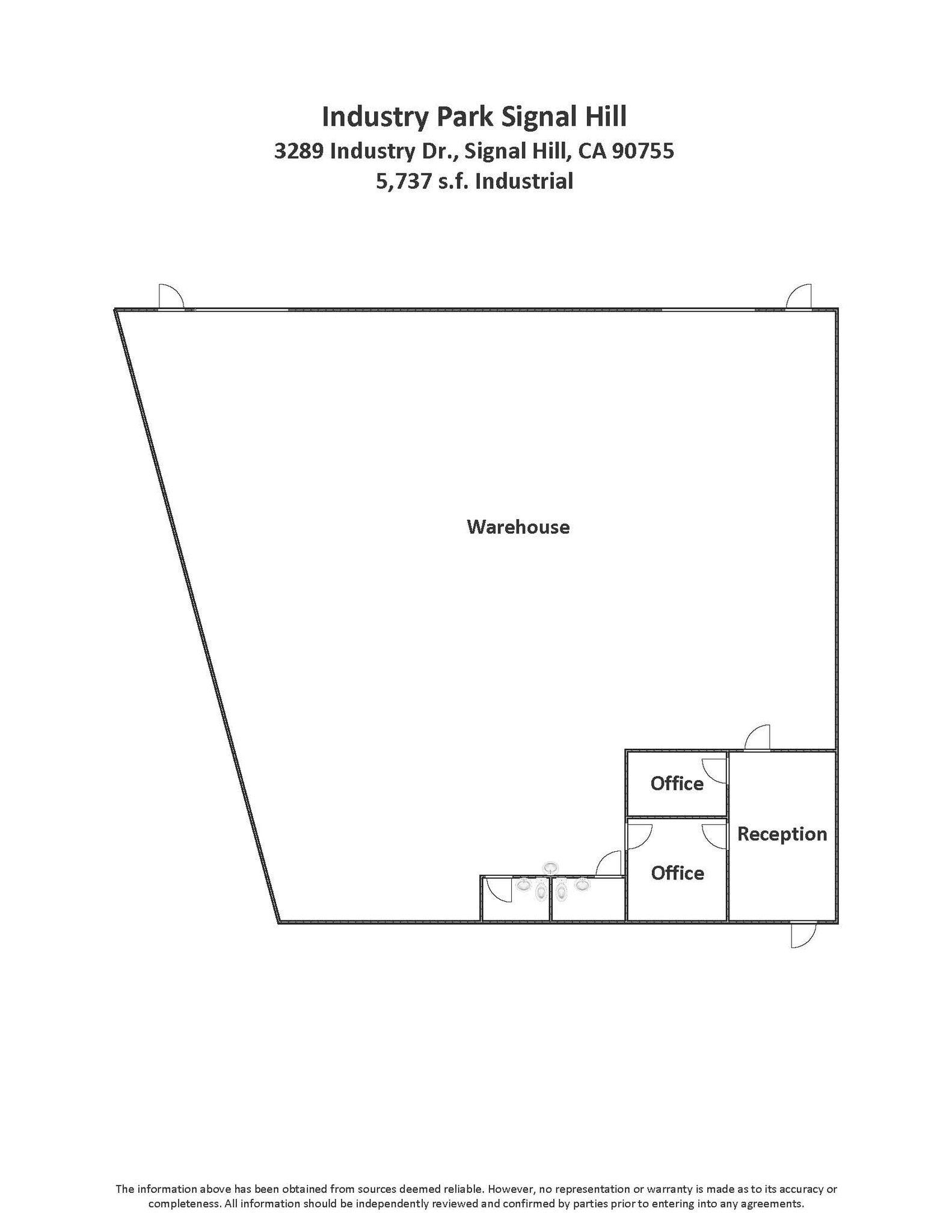 3281-3295 Industry Dr, Signal Hill, CA for lease Floor Plan- Image 1 of 6