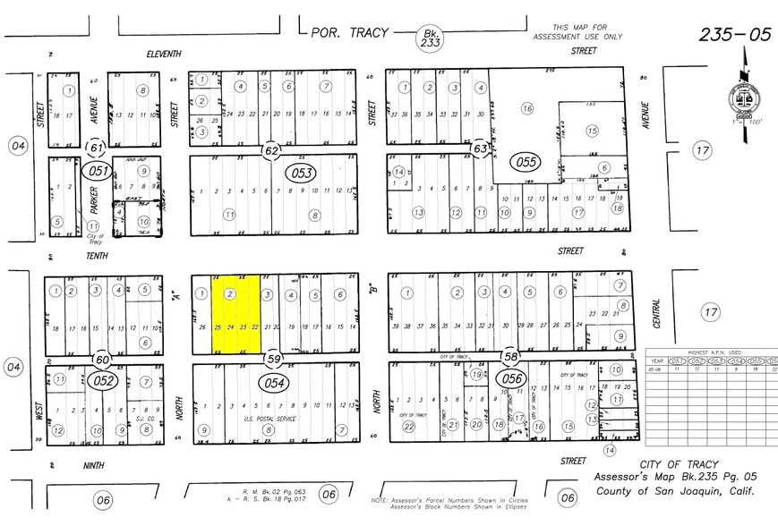 150 W 10th St, Tracy, CA à louer - Plan cadastral - Image 2 de 6