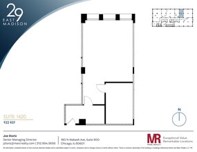 29 E Madison St, Chicago, IL for lease Floor Plan- Image 1 of 4