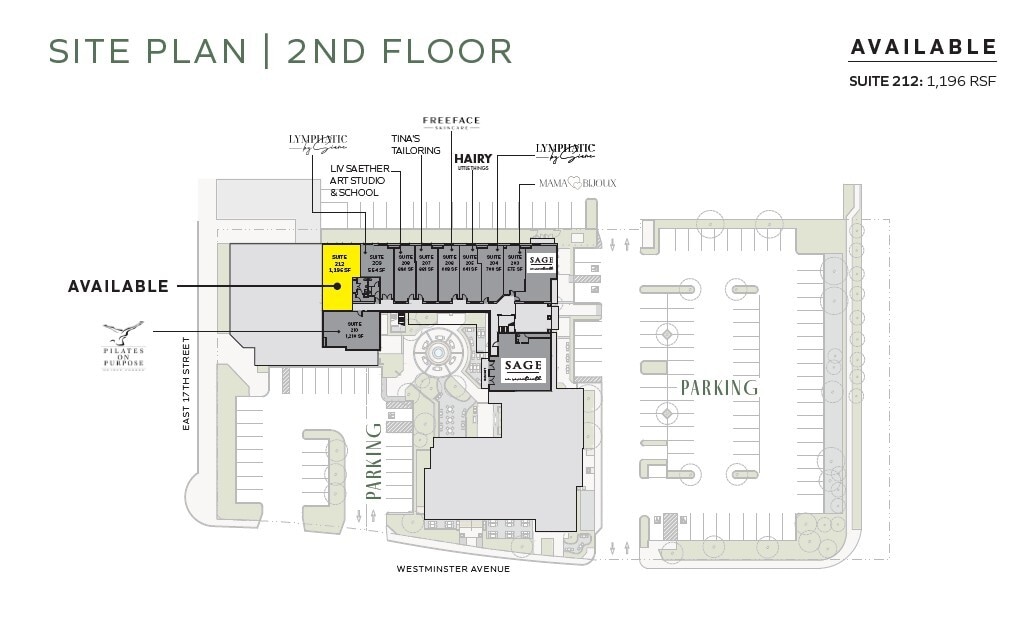 234 E 17th St, Costa Mesa, CA à louer Plan de site- Image 1 de 1