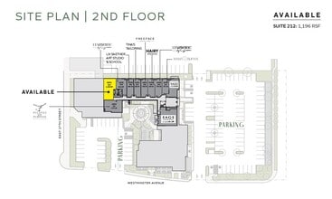 234 E 17th St, Costa Mesa, CA à louer Plan de site- Image 1 de 1