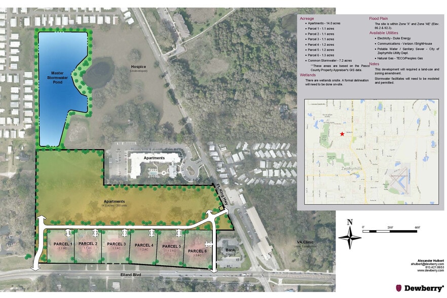 37621 Eiland Blvd, Zephyrhills, FL for sale - Site Plan - Image 2 of 9