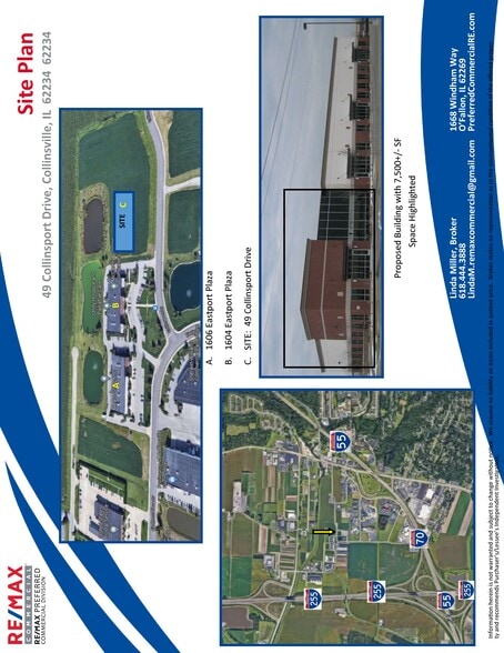 30,47 & 49 Collinsport Dr, Collinsville, IL for lease - Site Plan - Image 2 of 2