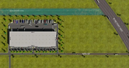 W Military Hwy & S 10th St, McAllen, TX - AERIAL map view