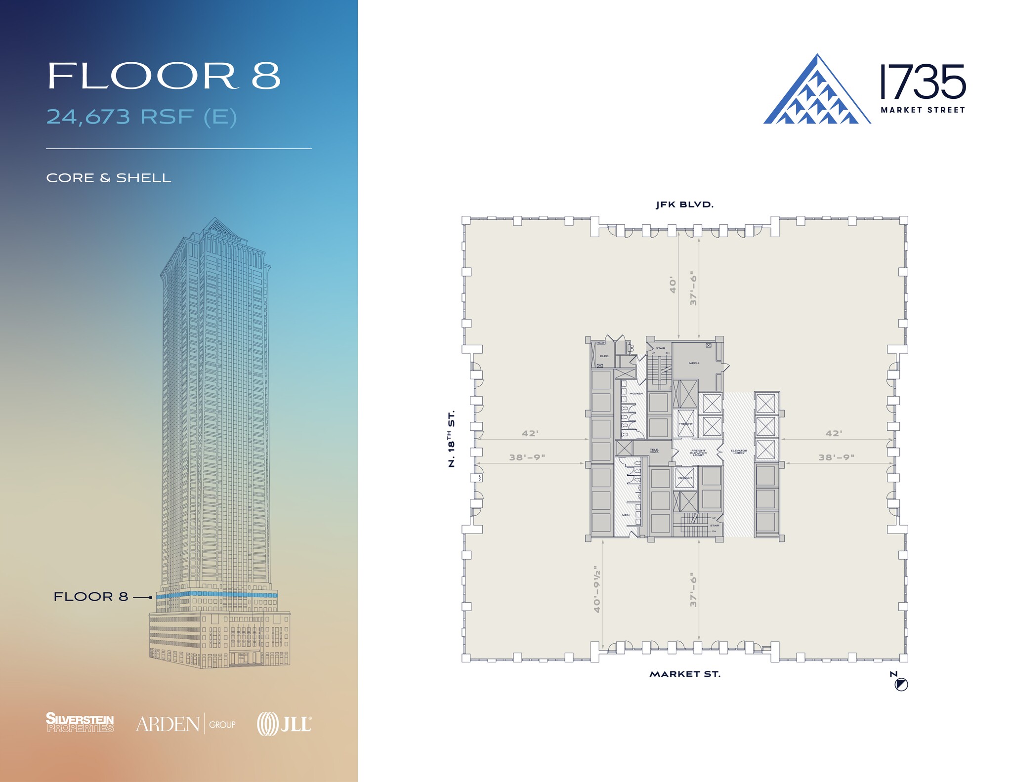 1735 Market St, Philadelphia, PA for lease Site Plan- Image 1 of 1