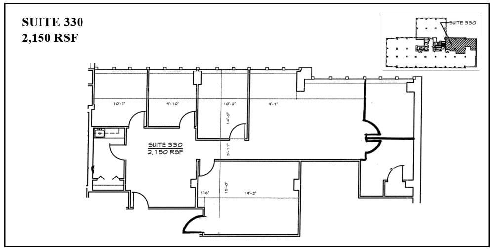 1400 Spring St, Silver Spring, MD à louer Plan d’étage- Image 1 de 1