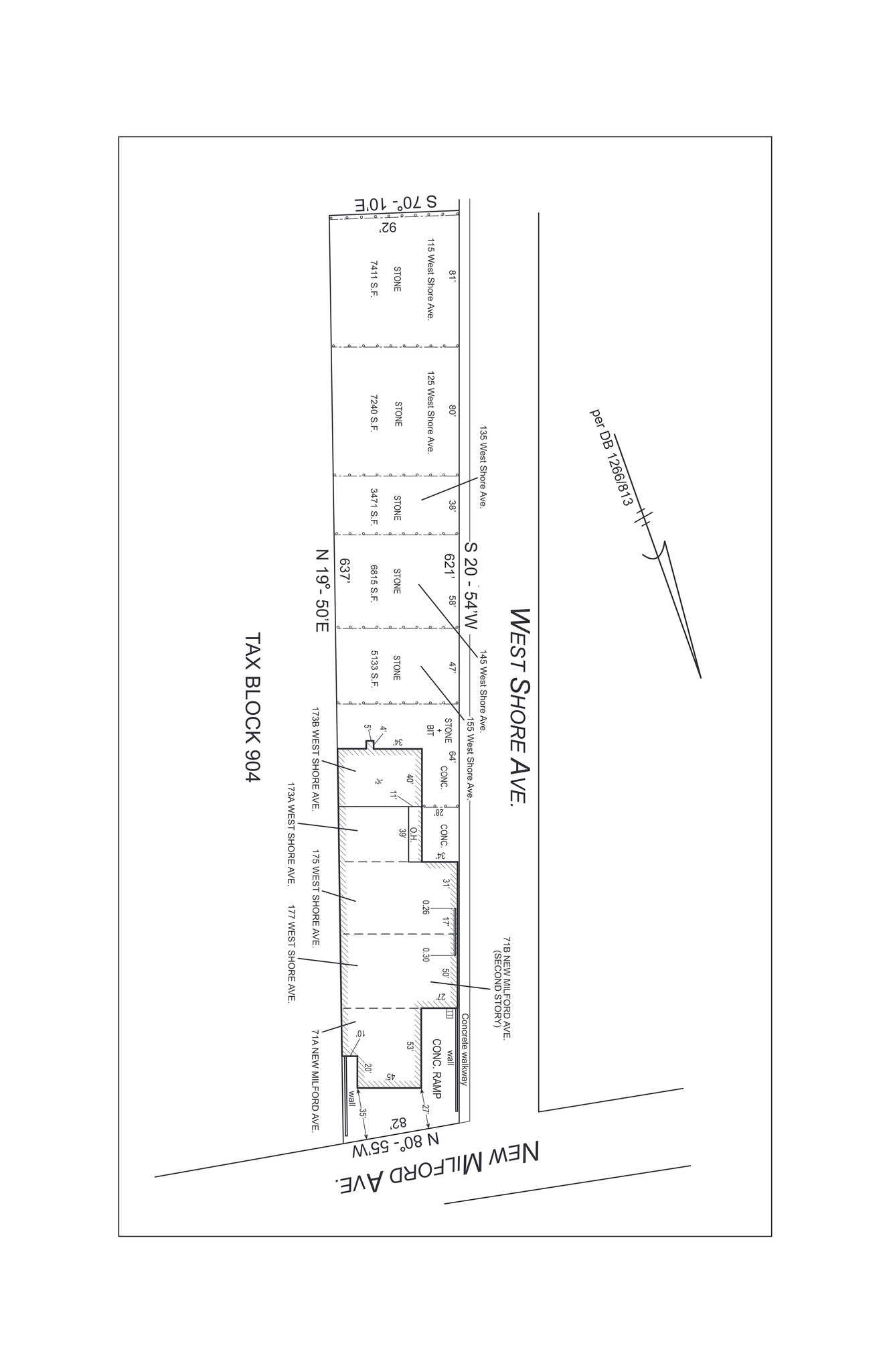 173B W Shore Ave, Dumont, NJ à louer Plan de site- Image 1 de 12