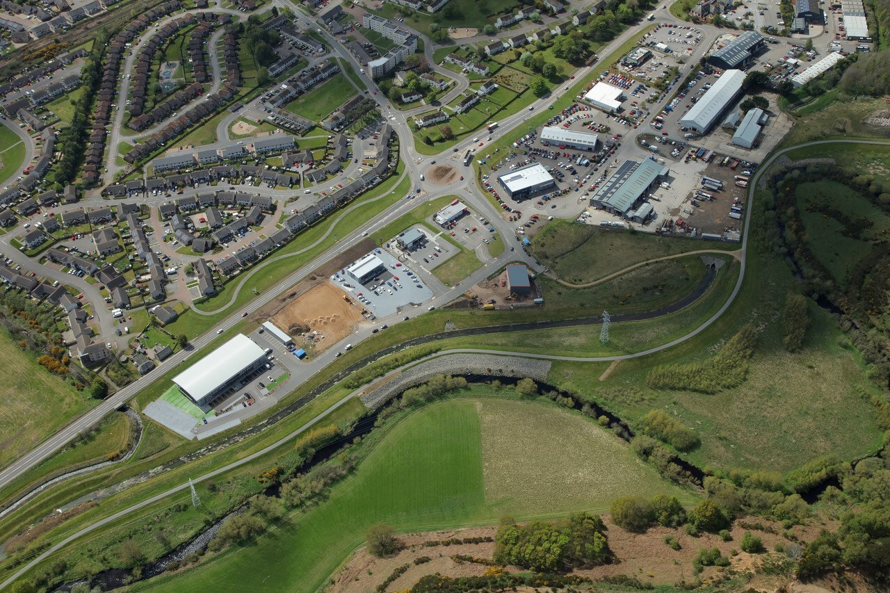 Riverside Park, Elgin for sale Aerial- Image 1 of 4