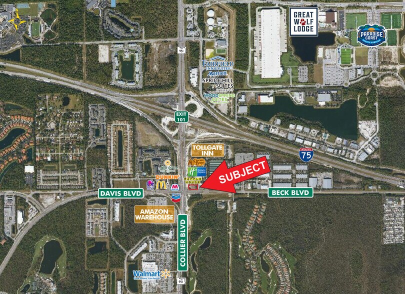 3828 Tollhouse Dr, Naples, FL for lease - Aerial - Image 2 of 2