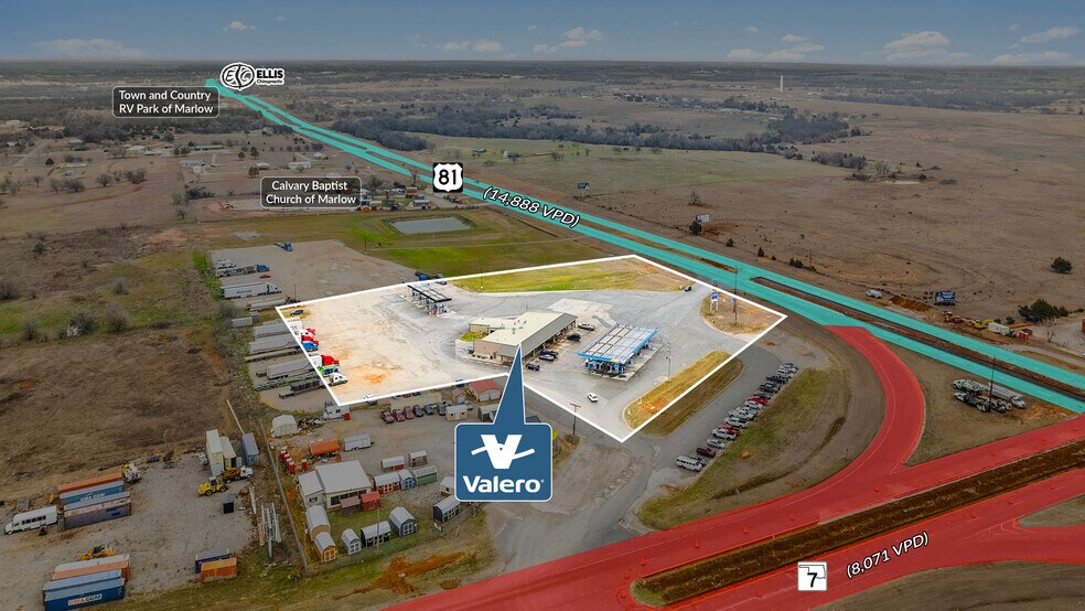 10887 State 7 Hwy, Marlow, OK à vendre - Photo du bâtiment - Image 3 de 6