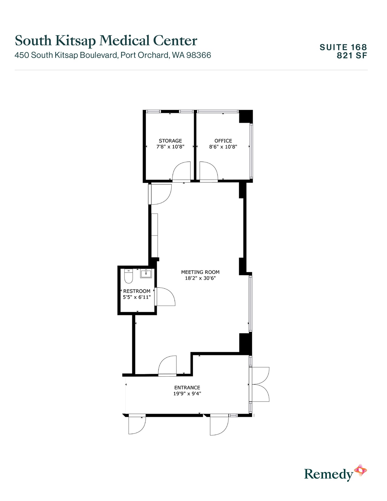 450 S Kitsap Blvd, Port Orchard, WA for lease Floor Plan- Image 1 of 1