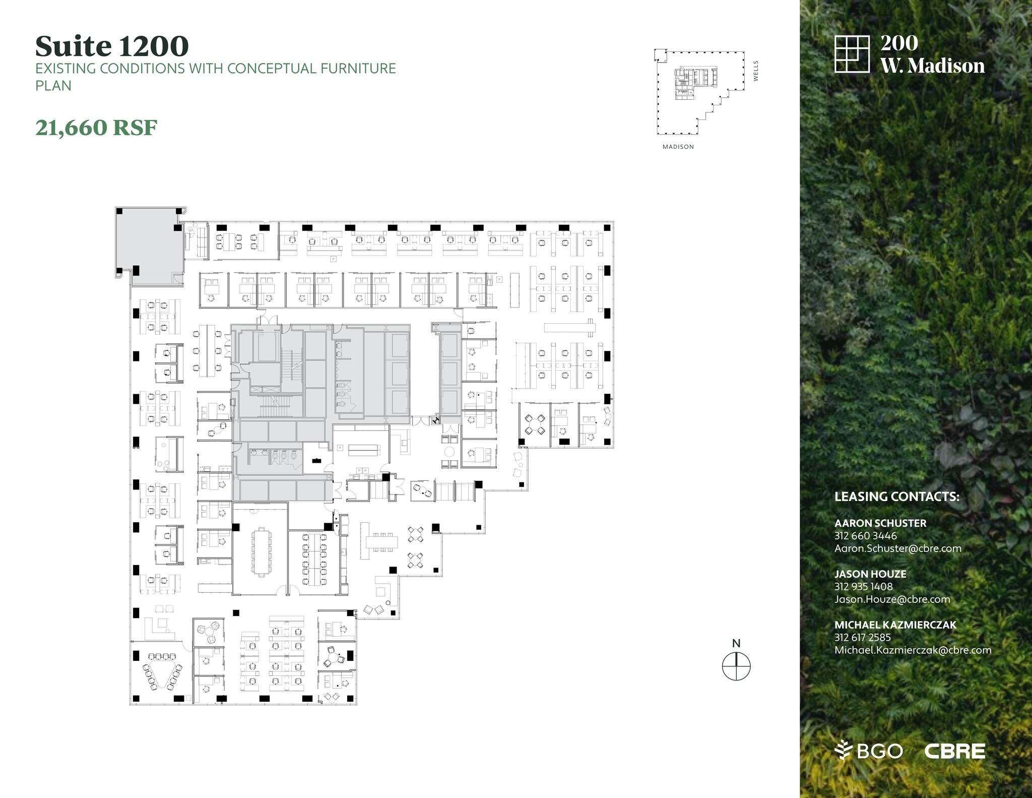200 W Madison St, Chicago, IL à louer Plan de site- Image 1 de 4
