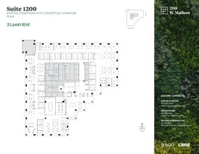 200 W Madison St, Chicago, IL à louer Plan de site- Image 1 de 4