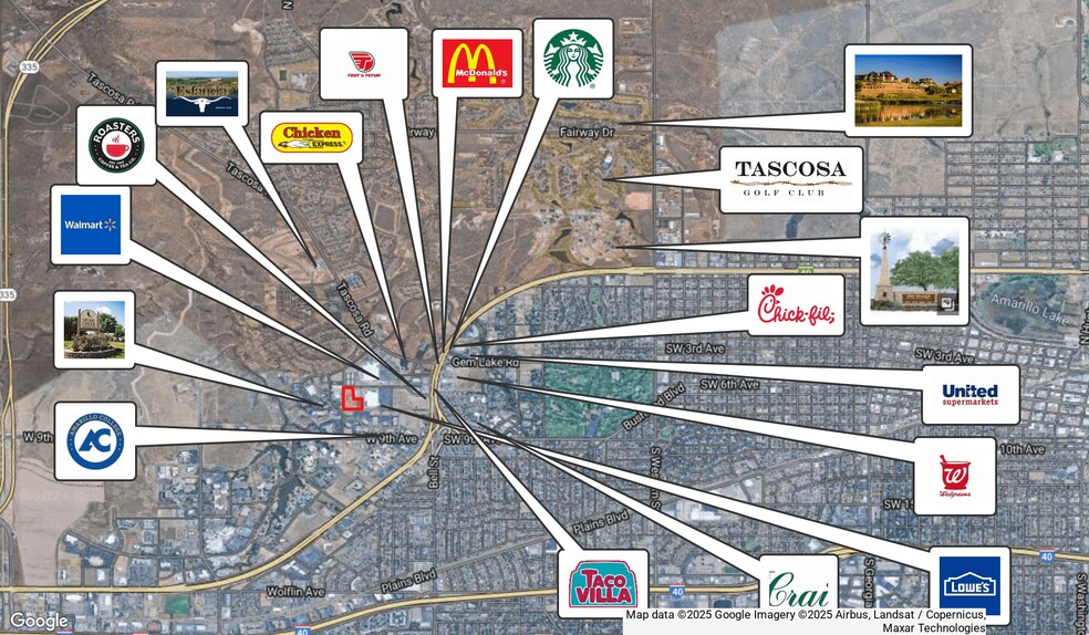 6601 Lowes Lane, Amarillo, TX à vendre - Aérien - Image 1 de 4