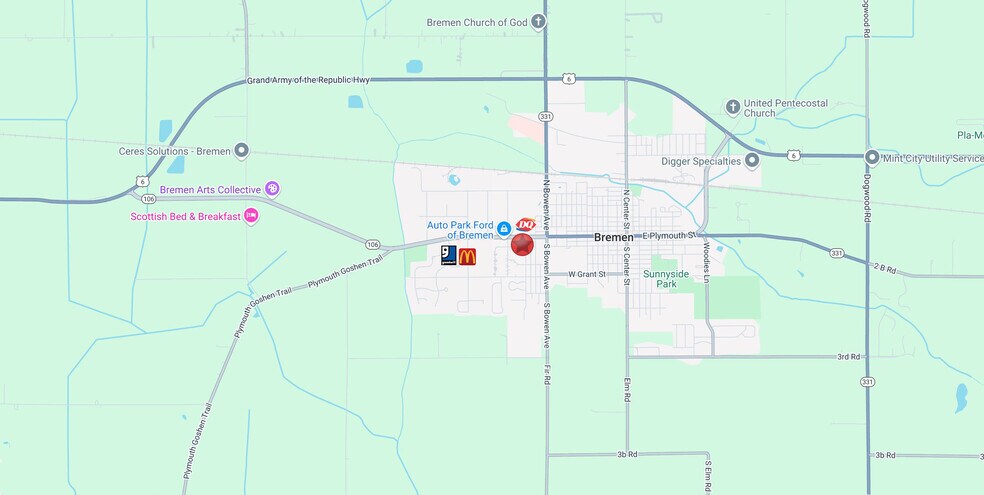 127 S Stewart St, Bremen, IN à vendre - Photo du bâtiment - Image 2 de 13