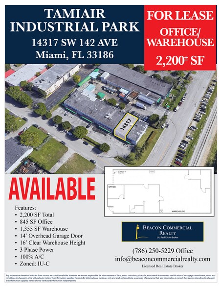 14305-14319 SW 142nd Ave, Miami, FL à louer - Photo du bâtiment - Image 2 de 10