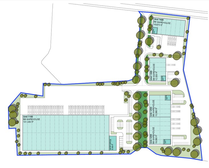 Bunkers Hill, Gamston à louer - Plan de site - Image 3 de 3