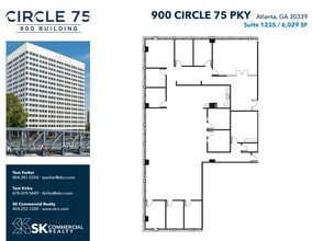 900 Circle 75 Pky SE, Atlanta, GA à louer Plan d’étage- Image 1 de 1