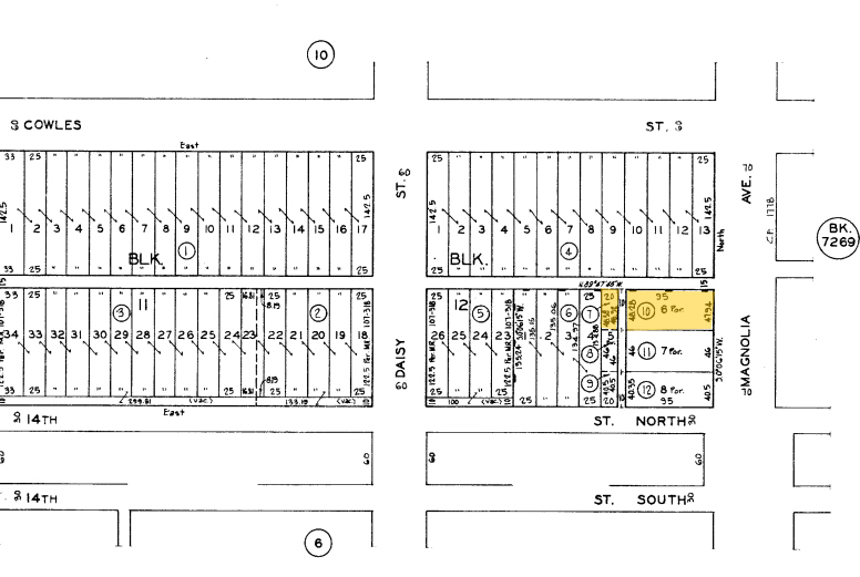 1409 Magnolia Ave, Long Beach, CA à vendre - Plan cadastral - Image 2 de 8