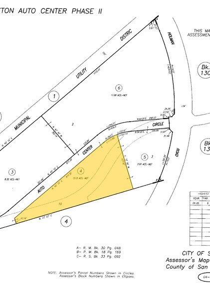 2733 Auto Center Cir, Stockton, CA for sale - Plat Map - Image 2 of 2