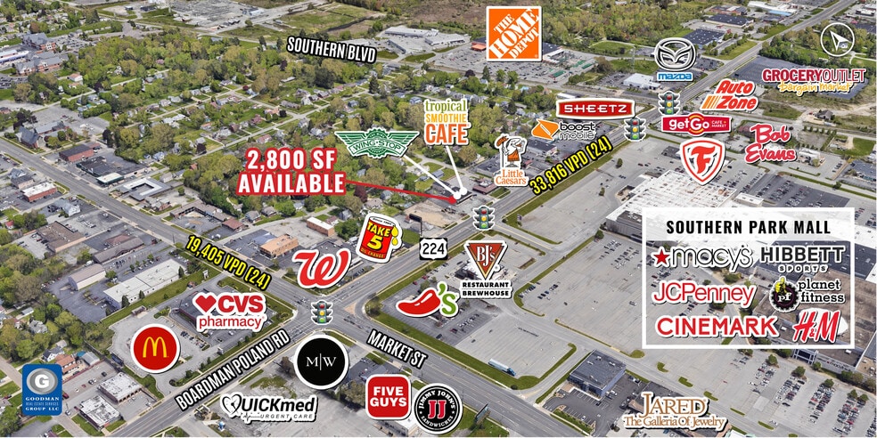 48 Boardman Poland Rd, Youngstown, OH à louer - Photo du bâtiment - Image 2 de 7