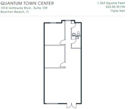 1000-1090 Gateway Blvd, Boynton Beach, FL for lease Floor Plan- Image 1 of 1