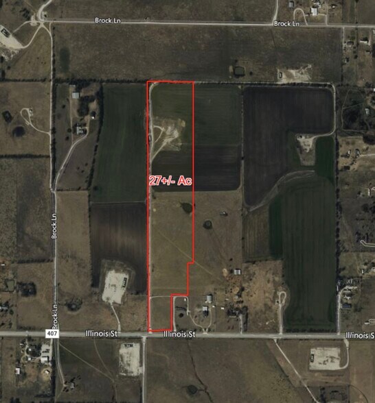 2131 Illinois St, Rhome, TX à vendre - Aérien - Image 2 de 2