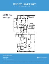 17521 St. Lukes Way, The Woodlands, TX à louer Plan d’étage- Image 1 de 1
