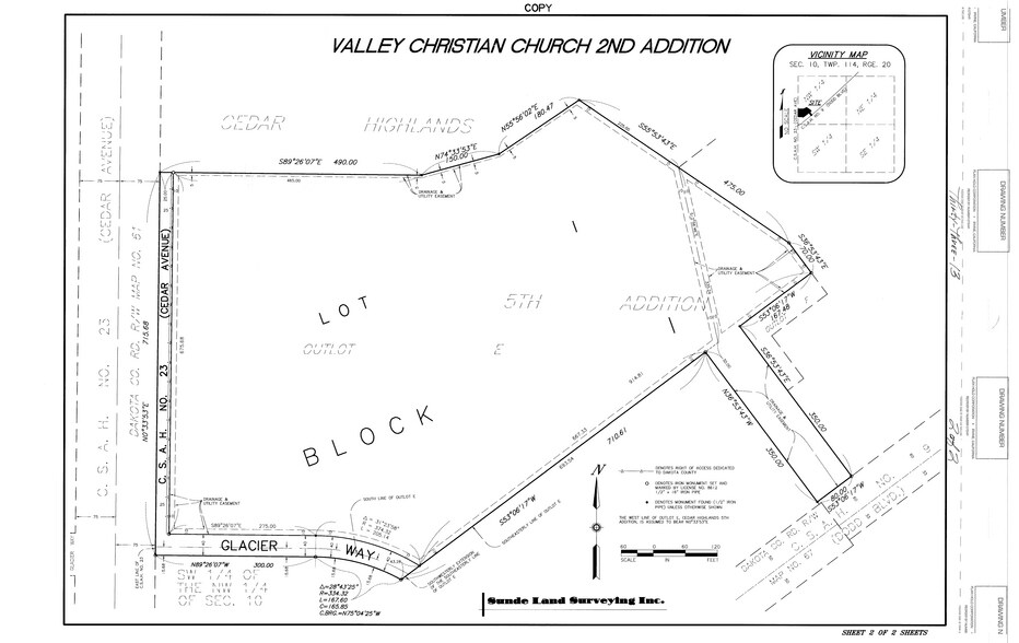 17297 Glacier Way, Rosemount, MN à vendre - Plan cadastral - Image 2 de 2