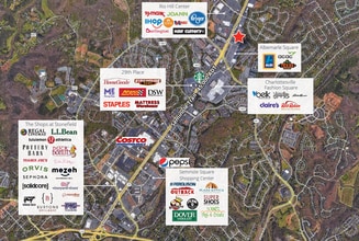 900-920 Gardens Blvd, Charlottesville, VA - Aérien Vue de la carte - Image1