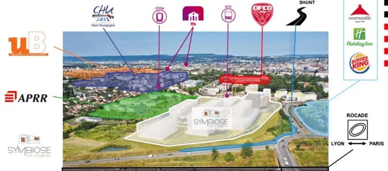 Bureau dans Saint-Apollinaire à vendre - Plan de site - Image 3 de 4