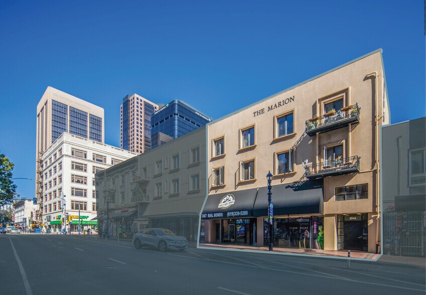 1043-1045 6th Ave, San Diego, CA à vendre - Photo du bâtiment - Image 1 de 39