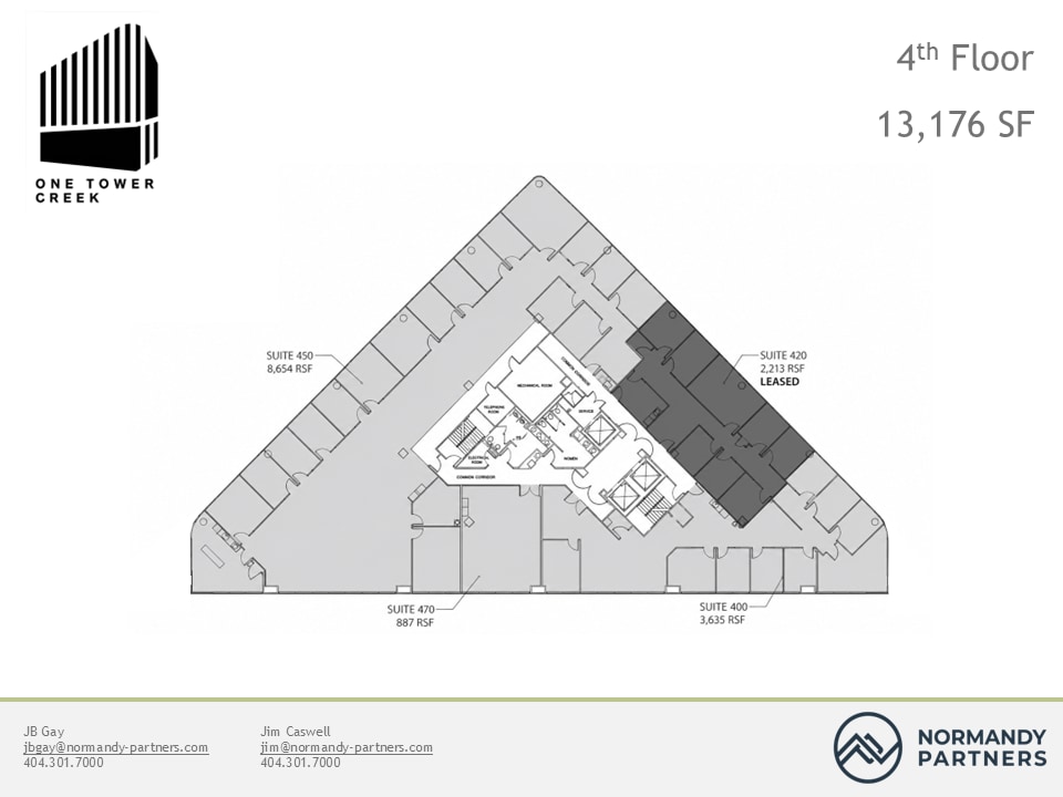 3101 Towercreek Pkwy SE, Atlanta, GA à louer Plan d’étage- Image 1 de 1