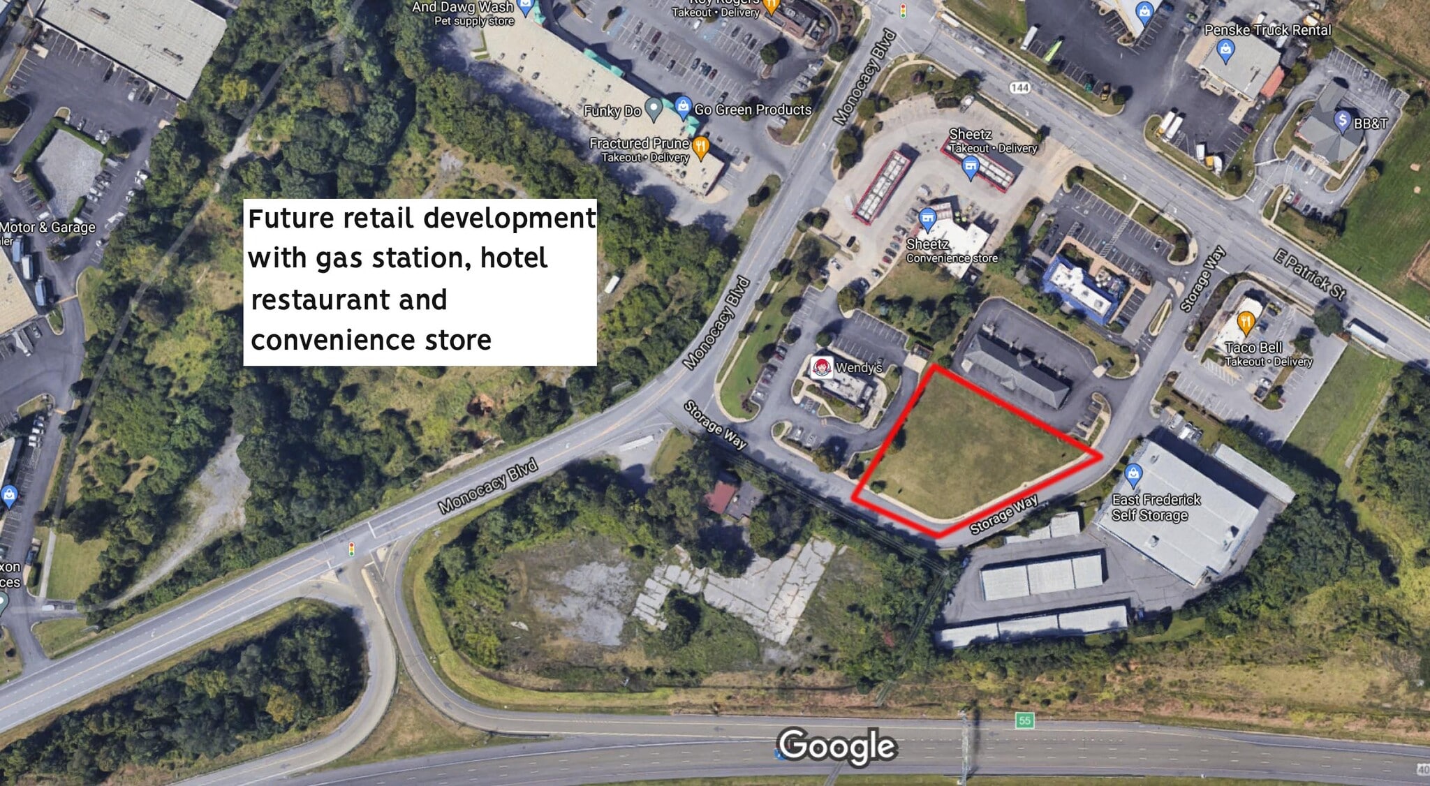 107 Storage Way, Frederick, MD for sale Aerial- Image 1 of 5