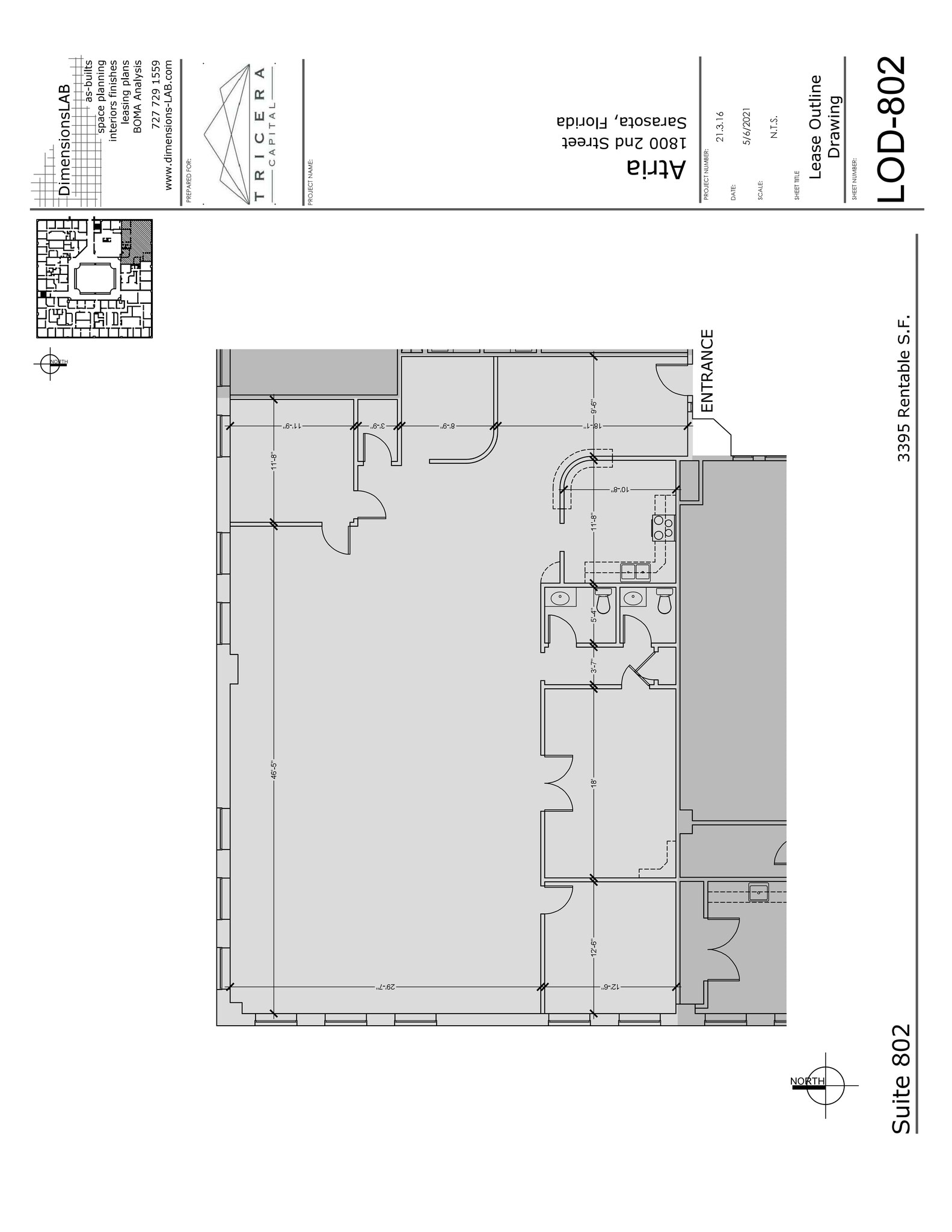 1800 2nd St, Sarasota, FL for lease Site Plan- Image 1 of 1