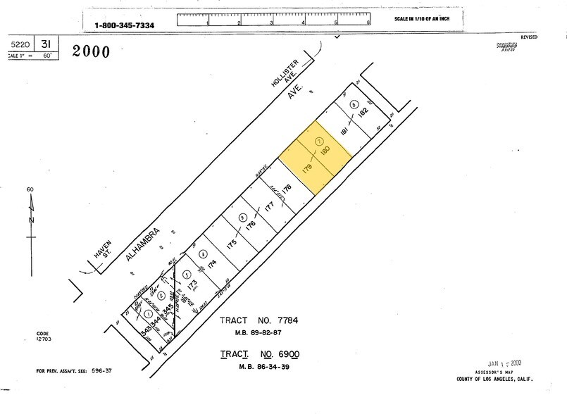 5380 Alhambra Ave, Los Angeles, CA à louer - Plan cadastral - Image 2 de 29