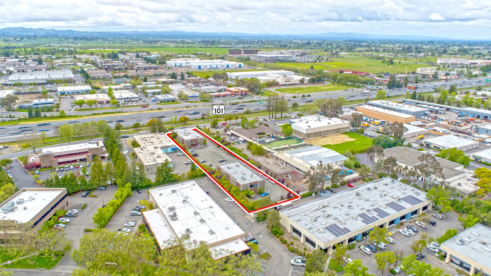 5810 Commerce Blvd, Rohnert Park, CA for lease - Aerial - Image 2 of 2