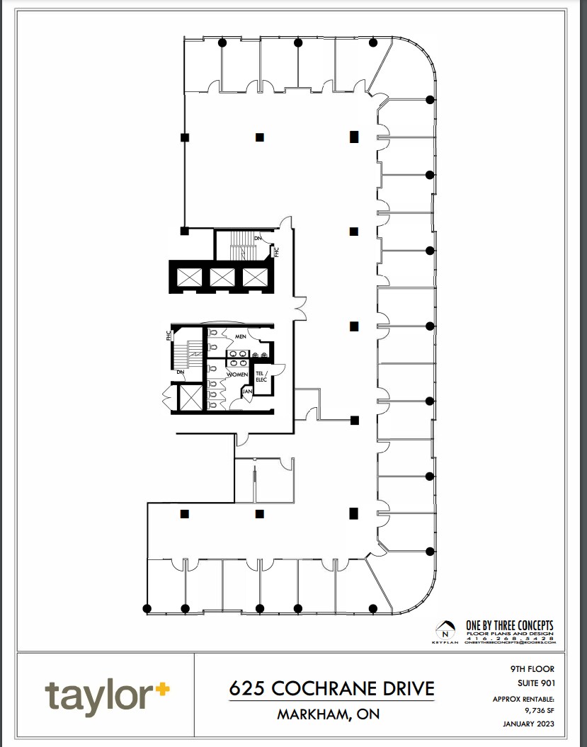 625 Cochrane Dr, Markham, ON à louer Plan d  tage- Image 1 de 1