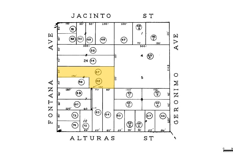 2528 N Fontana Ave, Tucson, AZ à vendre - Plan cadastral - Image 2 de 12