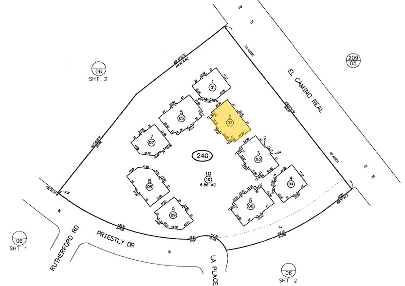 5946 Priestly Dr, Carlsbad, CA à louer - Plan cadastral - Image 2 de 8