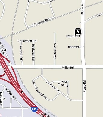 10650 Control Pl, Dallas, TX à louer - Plan de site - Image 2 de 2