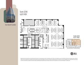1 N Franklin St, Chicago, IL à louer Plan d’étage- Image 1 de 3