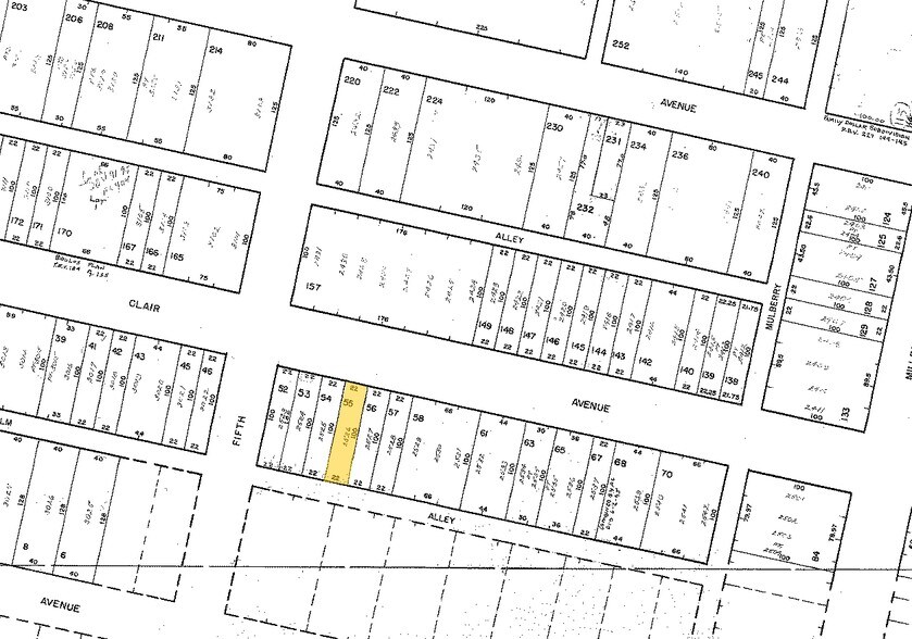 442 Saint Clair Ave, Clairton, PA à vendre - Plan cadastral - Image 3 de 4