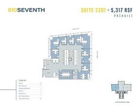 810 Seventh Ave, New York, NY à louer Plan d’étage- Image 1 de 1